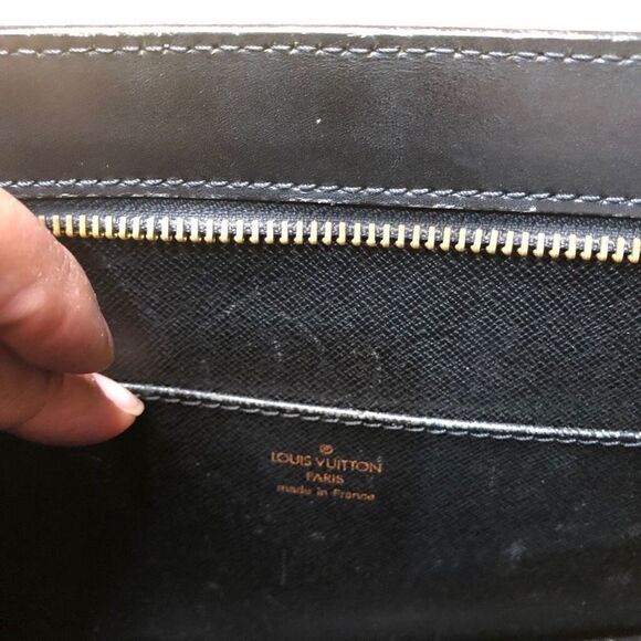 Louis Vuitton Black Epi Leather Noir Pochette Homme Clutch Bag - Picture 7 of 10
